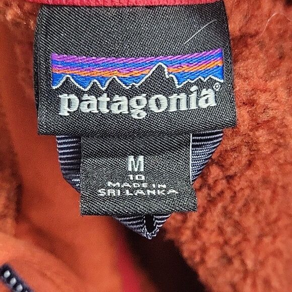 Patagonia Better Sweater Kids Youth Medium 10 Red Quarter Zip 1/4 Pullover - Picture 8 of 10